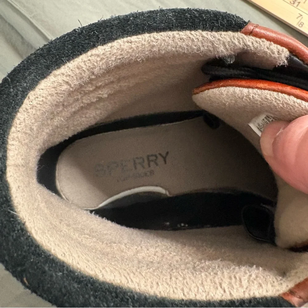 Sperry Avenue Leather Rubber Duck Boots. Size 13.